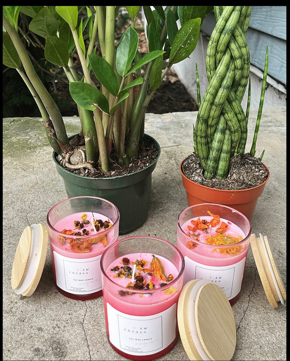 I am ENOUGH: Spiritual Soy Wax Candles Spiritual Soy Wax Candles 🚨PRE-SALE🚨 Now Available