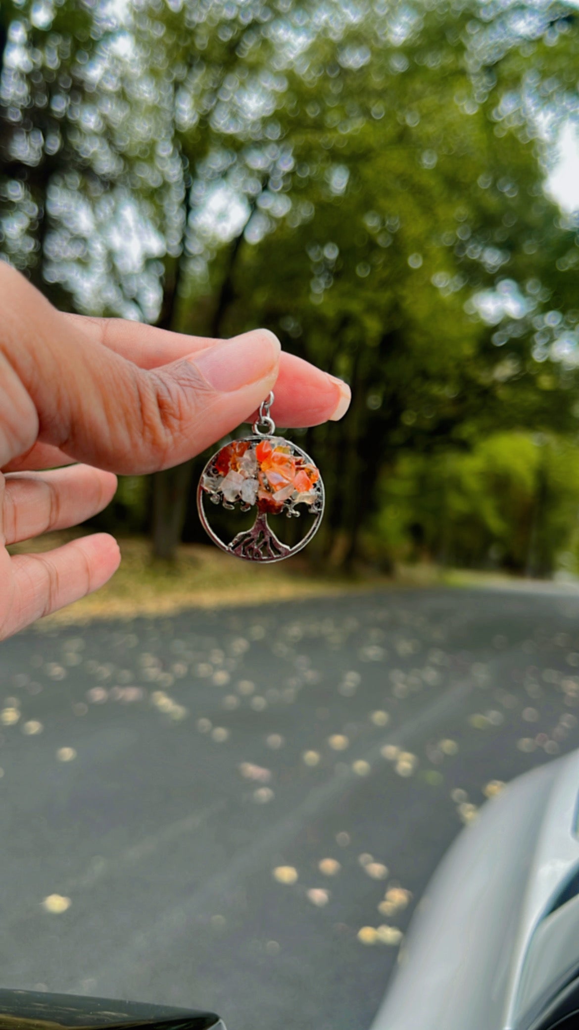 🌳 Tree of Life Chakra Crystal Necklace