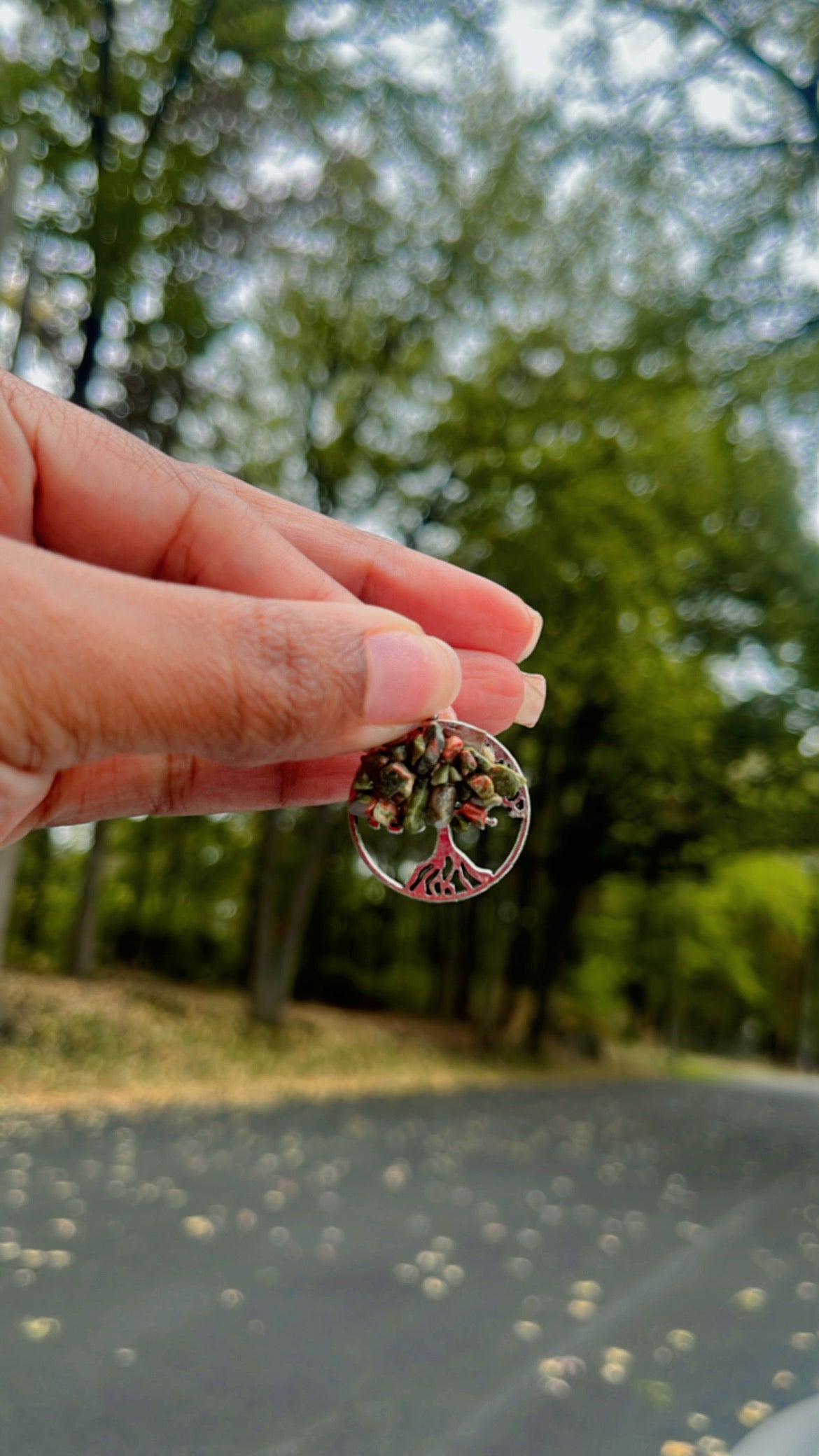 🌳 Tree of Life Chakra Crystal Necklace