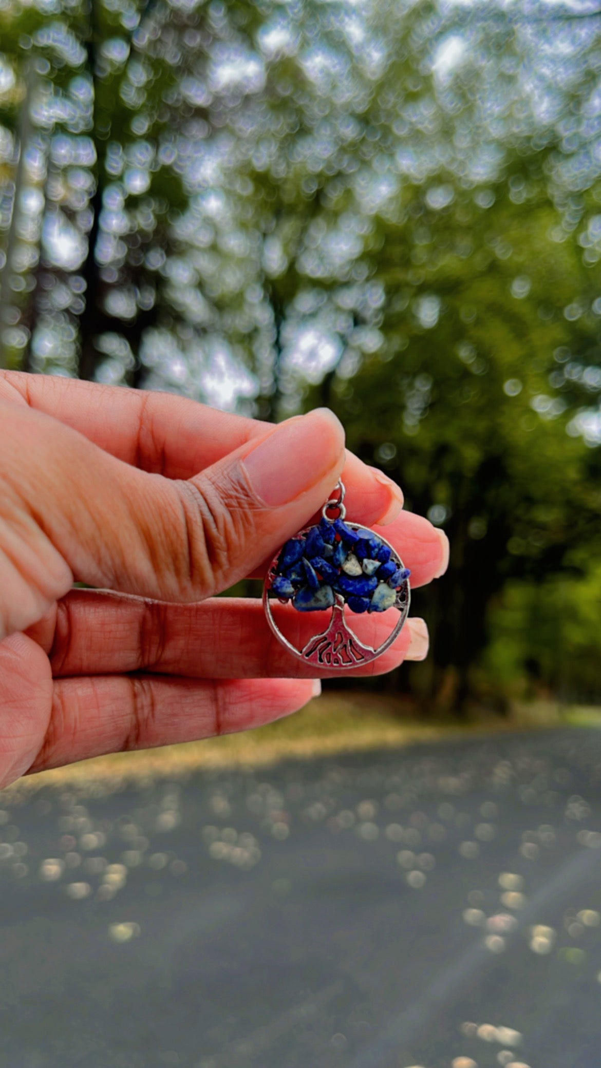 🌳 Tree of Life Chakra Crystal Necklace