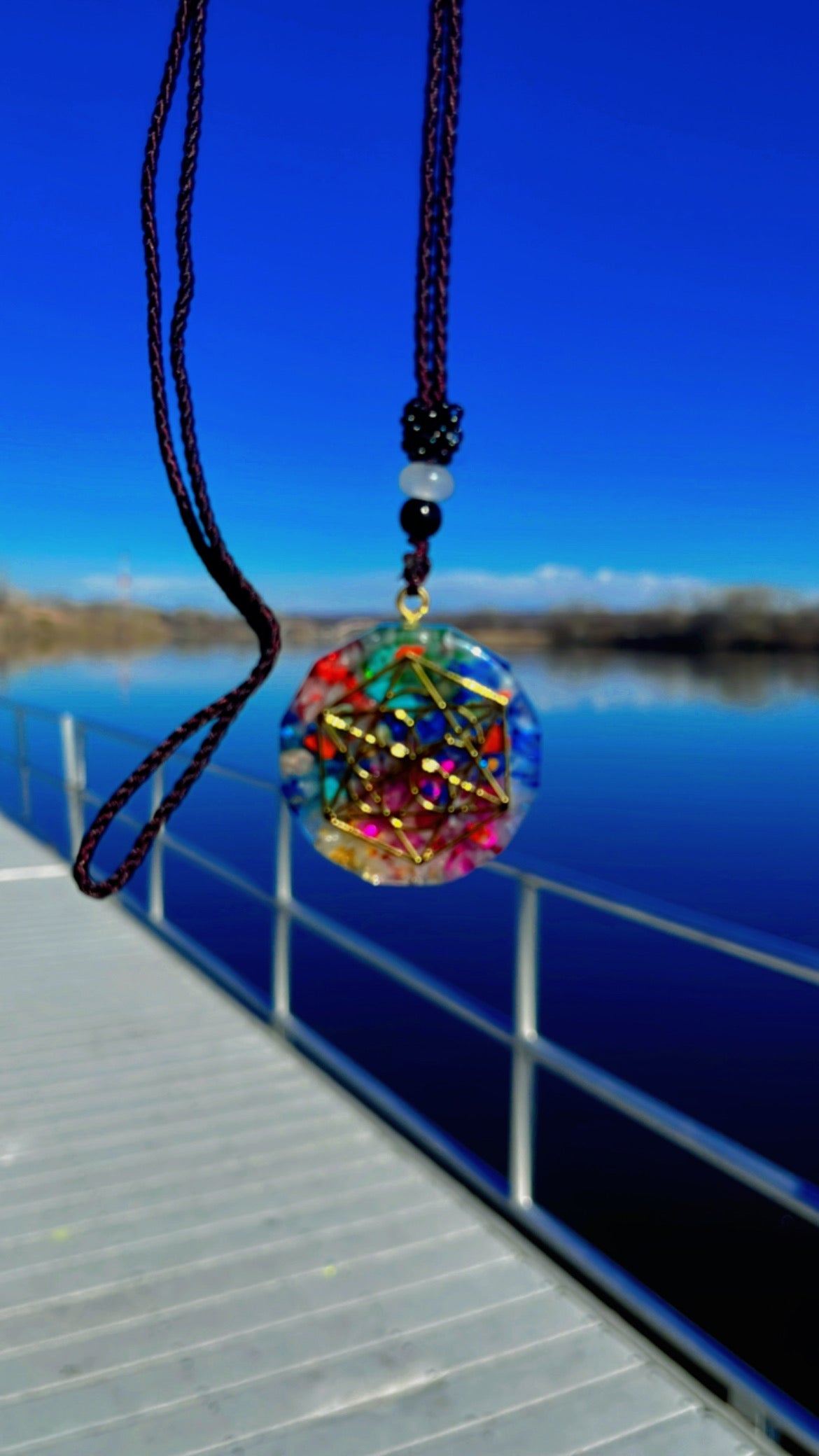 Luminous Chakra “Glow In The Dark” Crystal Necklace