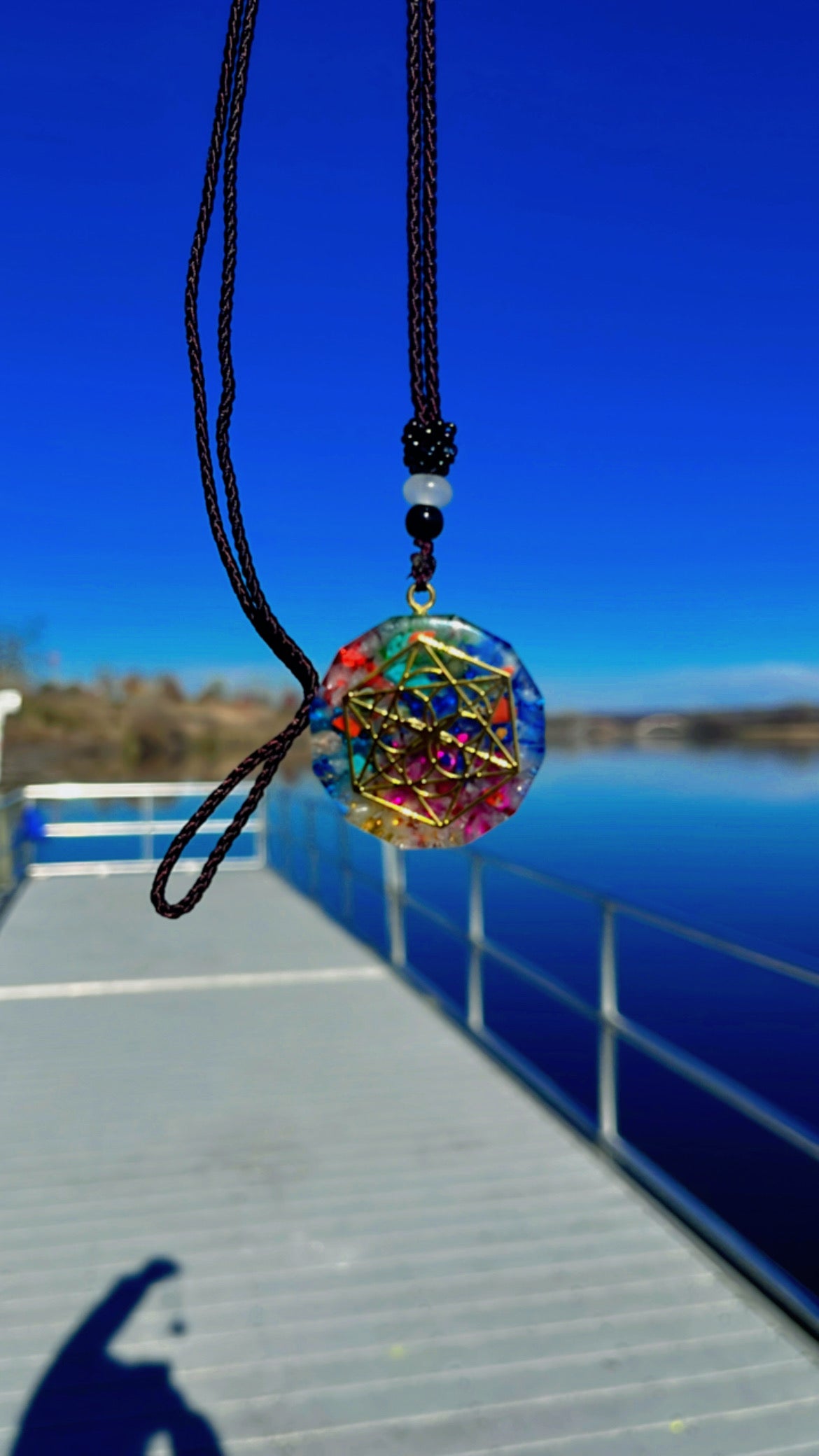 Luminous Chakra “Glow In The Dark” Crystal Necklace